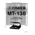 FISHER MT138 Manual de Servicio
