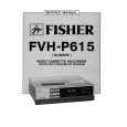 FISHER FVHP615 Manual de Servicio