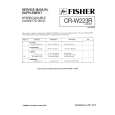 FISHER CRW223 Manual de Servicio