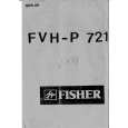 FISHER FVHP721 Manual de Servicio