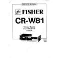 FISHER CRW81 Manual de Servicio