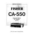 FISHER CA550 Manual de Servicio