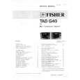 FISHER TADG40 Manual de Servicio