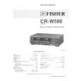 FISHER CR-W580 Manual de Servicio