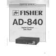 FISHER AD-840 Manual de Servicio