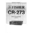 FISHER CR273 Manual de Servicio