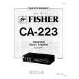 FISHER CA223 Manual de Servicio