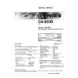 FISHER CA9335 Manual de Servicio