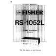 FISHER RS1052L Manual de Servicio