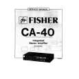 FISHER CA40 Manual de Servicio
