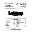 FISHER CA876 Manual de Servicio