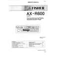 FISHER AXR600 Manual de Servicio